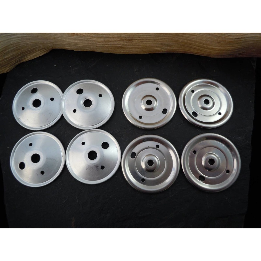Jewelry Bezels Discs Steampunk Art Craft Supply Recycled Aluminum Computer Parts